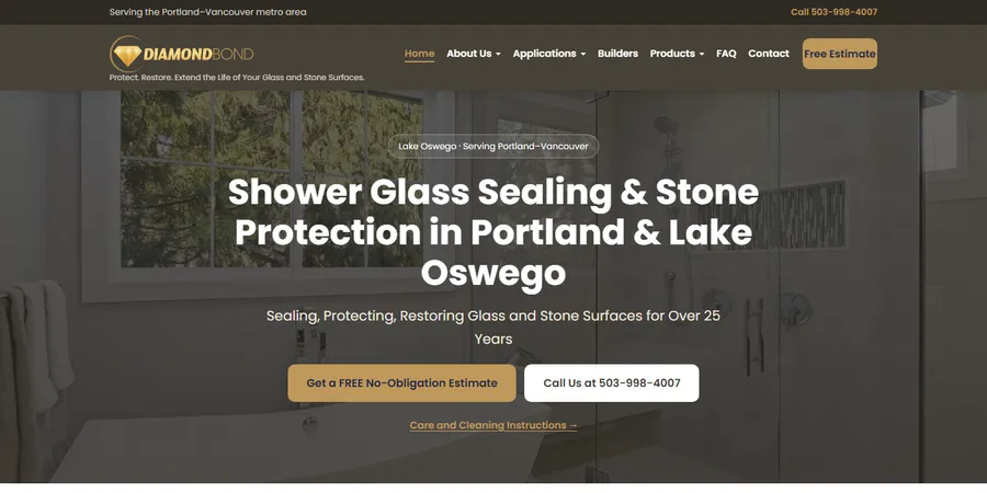 Diamond Bond Oregon website