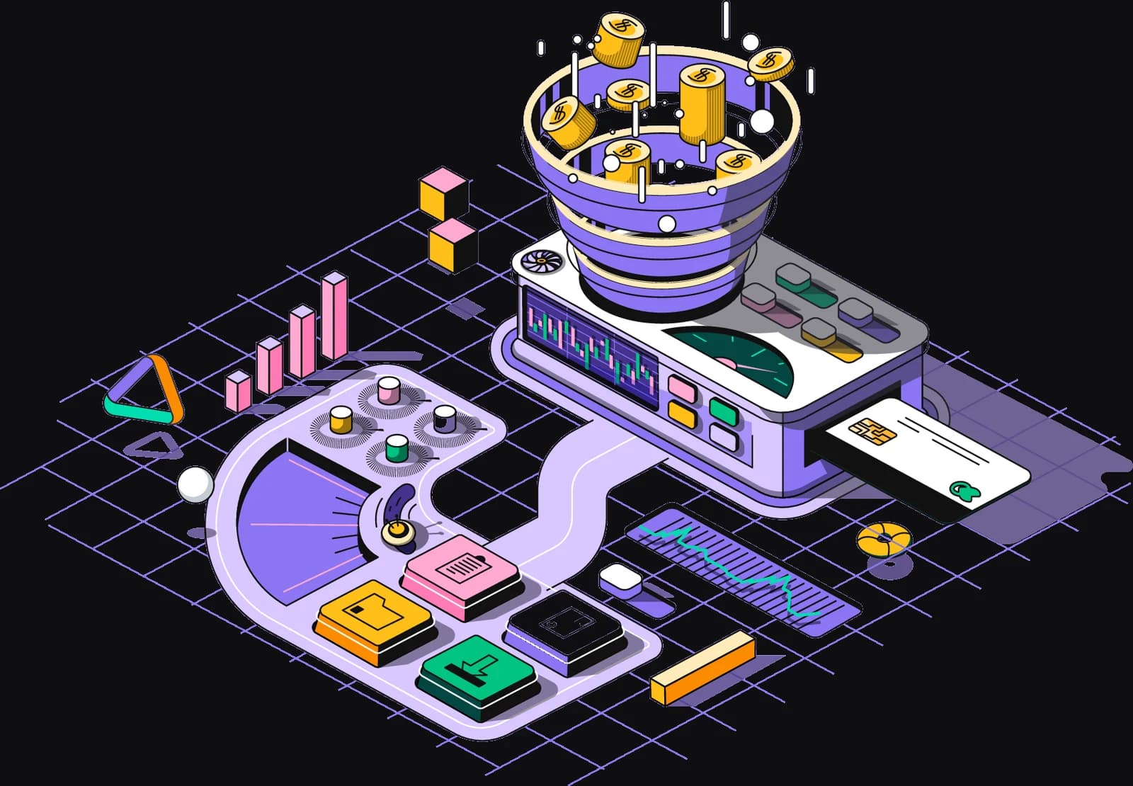 Sales funnel turning traffic into revenue